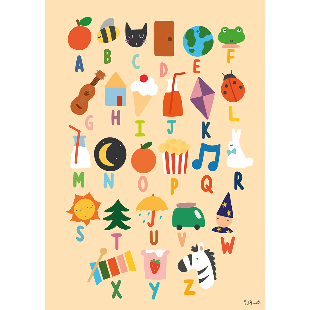 Alphabet A2 Poster
