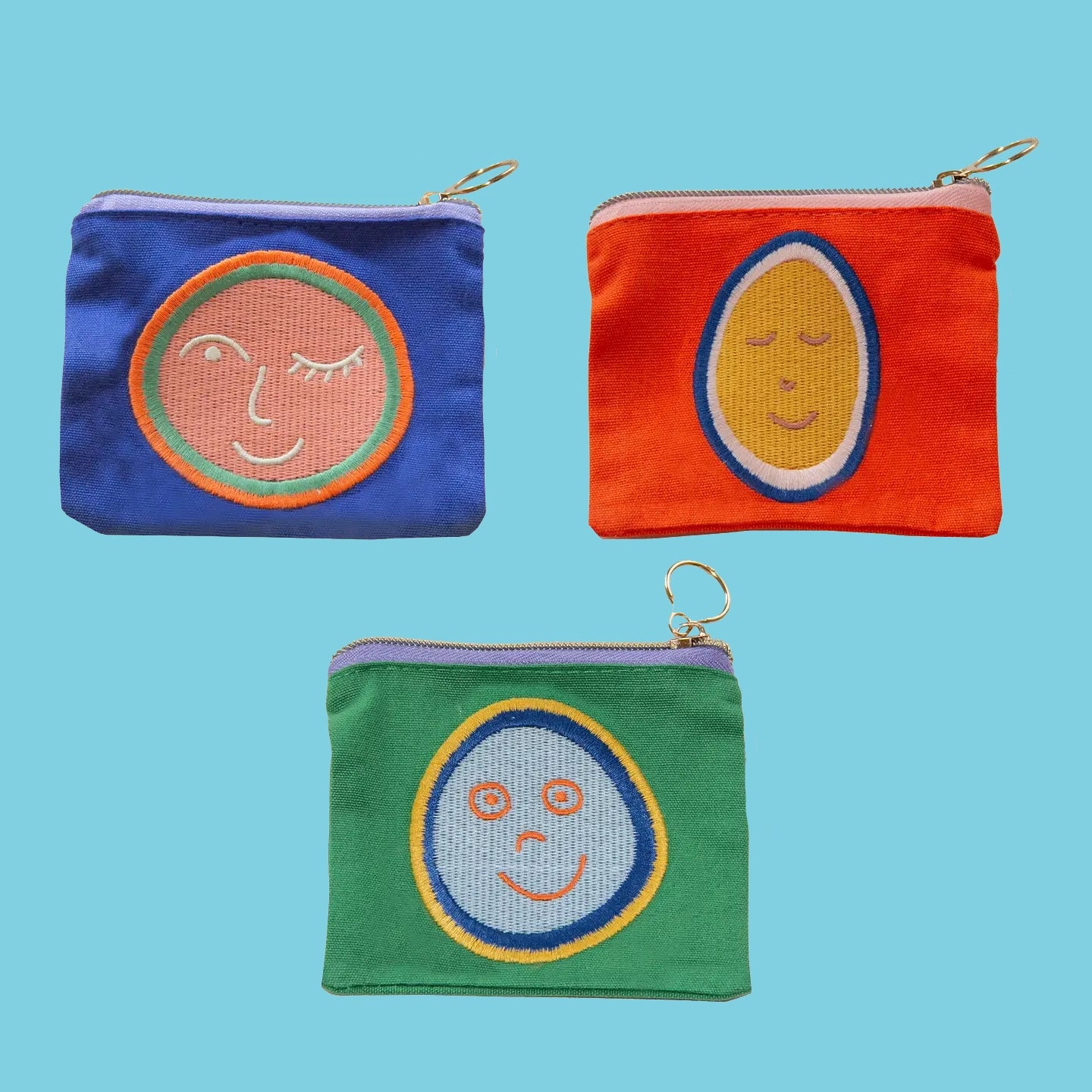 Happy Face Coin Pouch