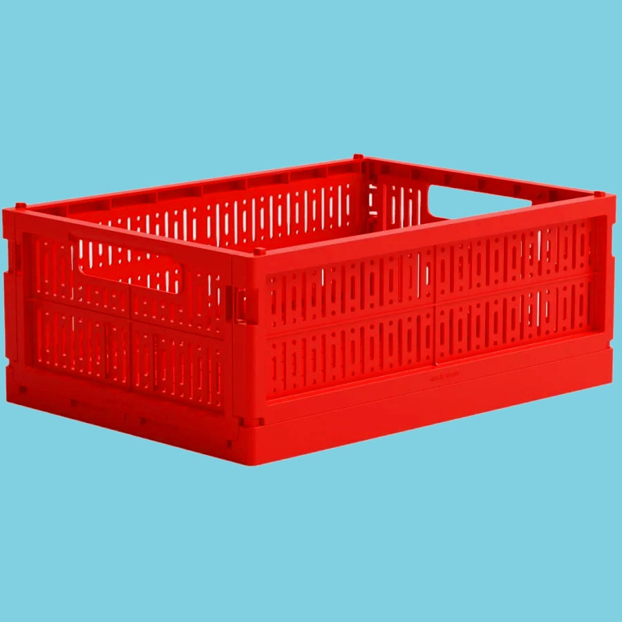 Midi Crate Bright Red