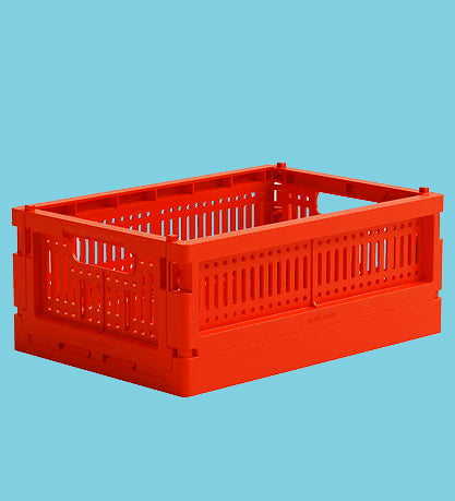 Mini Crate Bright Red